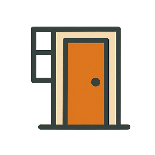 Tür und Fenster Icon
