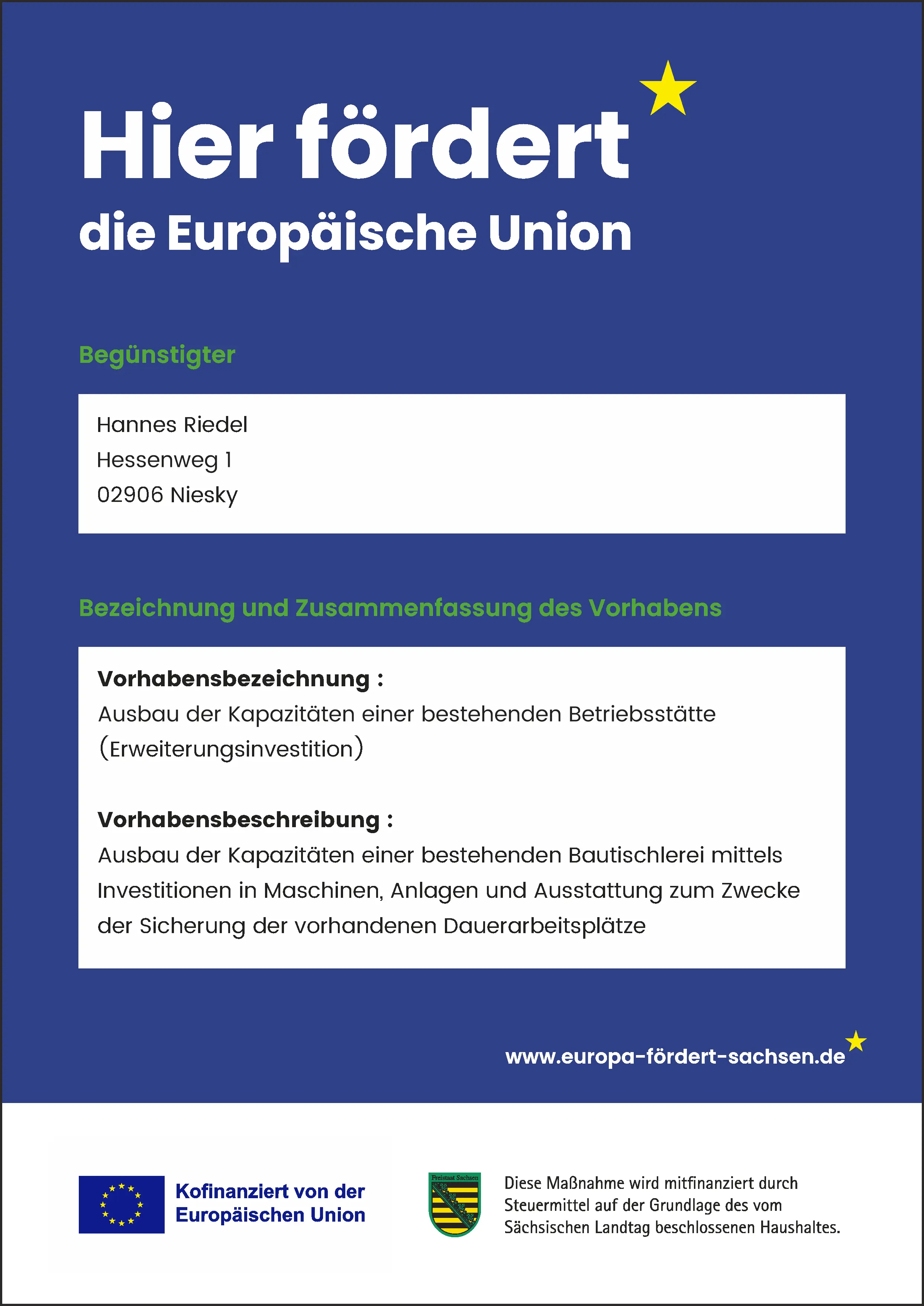 Gefördert durch die Europäische Union